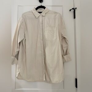 Banana Republic Corduroy Off-White Shirt